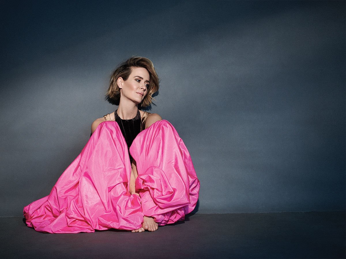 sarah paulson for modern luxury magazine, june 2018.