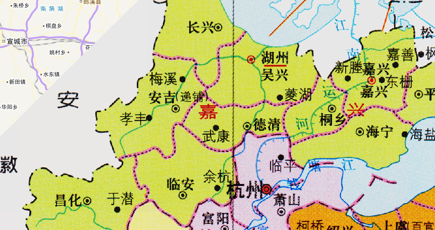 安吉原来真是属于杭州,看看建国后杭州的地图都有哪些变化?