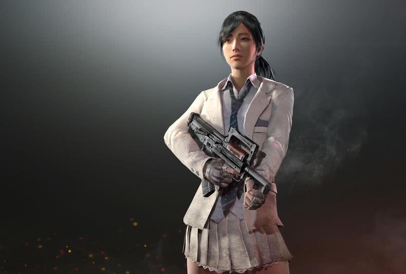 绝地求生女玩家轻松吃到鸡