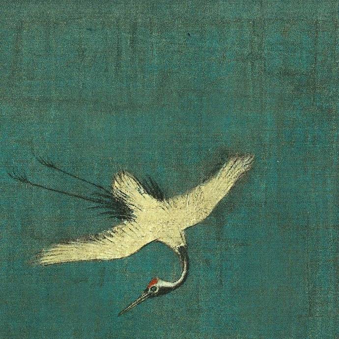 晚安~看一次宋徽宗的《瑞鹤图》(全卷)绢本,辽宁省博物馆藏|辽宁省