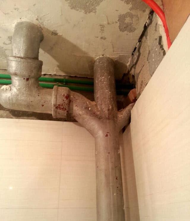 看到姑姑家下水道包管真有创意,回去果断把自家拆掉重包
