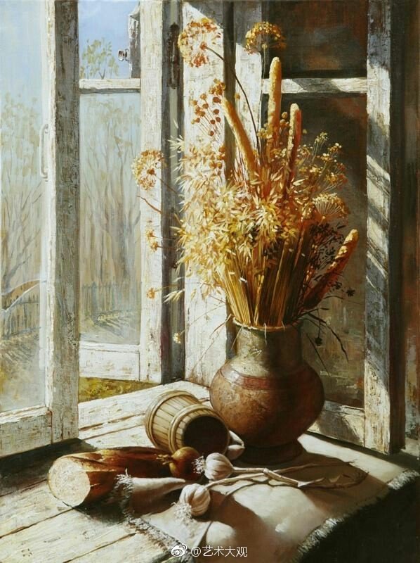 俄罗斯画家dmitriannenkov静物油画欣赏