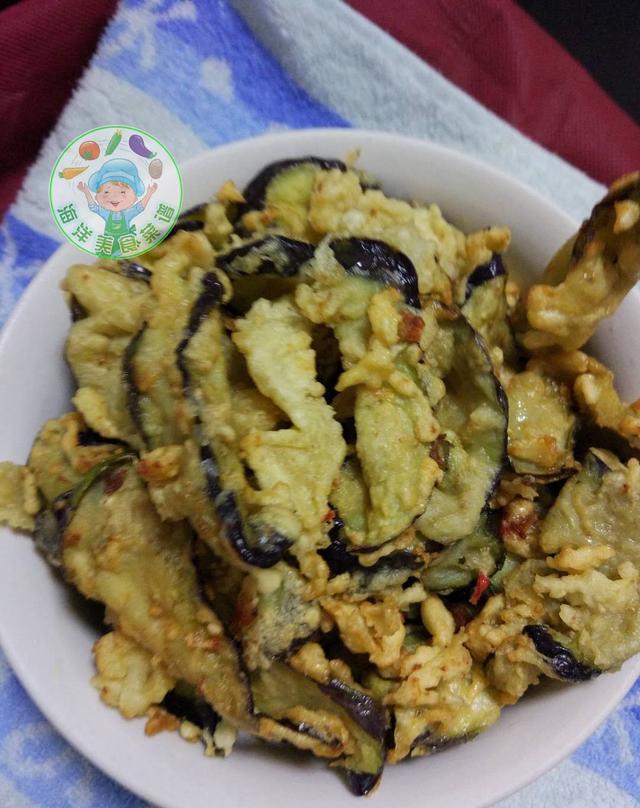 茄子新做法,风味酥炸黄金茄,口感酥脆绵软,好吃下饭,宝贝零食