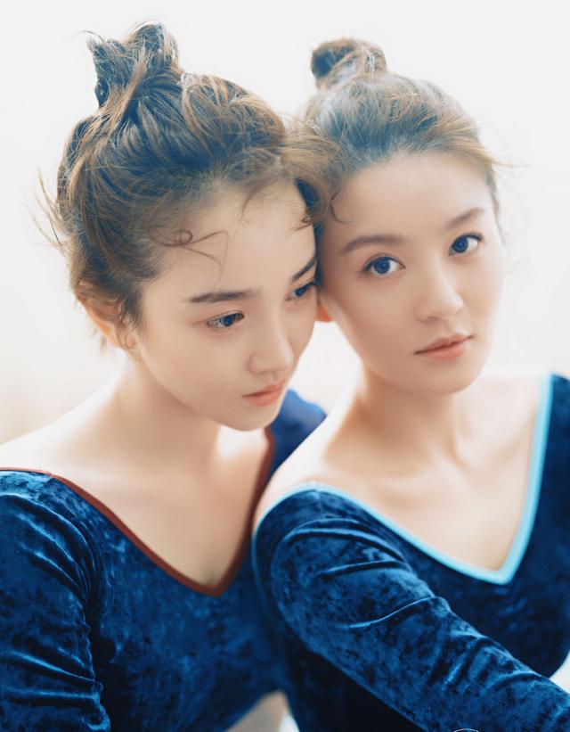 造型,身材可以说是一模一样,像极了双胞胎,丝毫看不出陈小纭比曾一萱