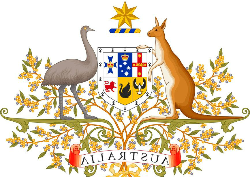 澳大利亚国徽 图案图片