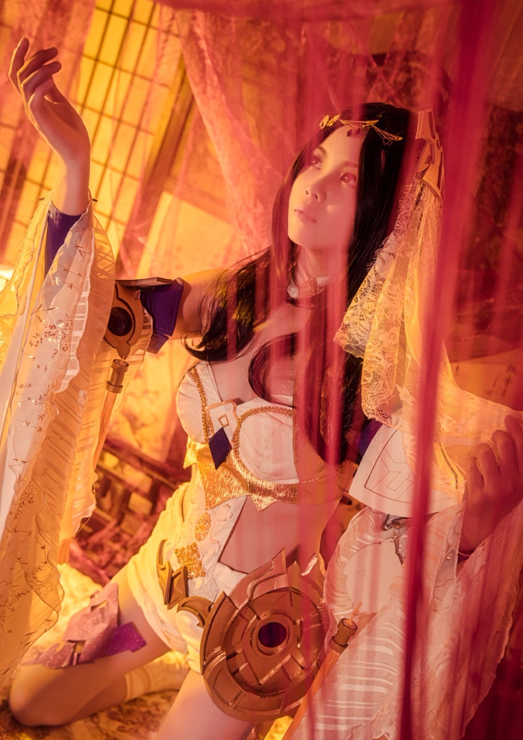 王者荣耀:甄姬异域舞娘cosplay,果然是风情万种