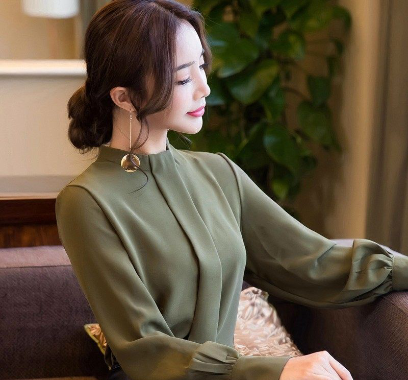 知性优雅的秋季雪纺衫,展现出女性温婉的淑女气质