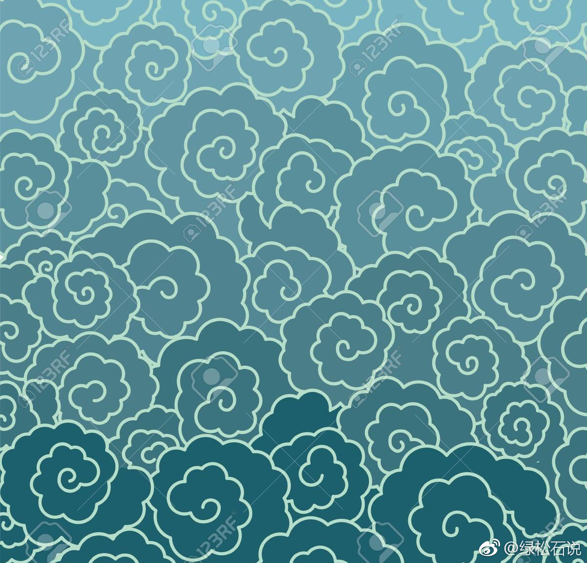 古代中国吉祥图案『 云纹 』,象征高升和如意