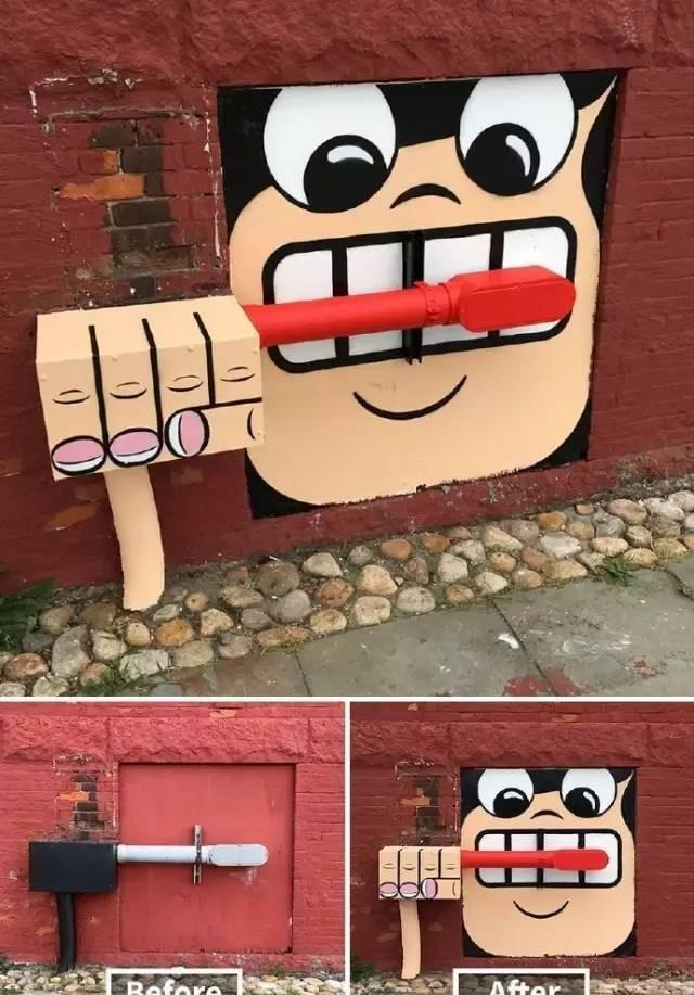 涂鸦丨有趣儿的街头立体涂鸦艺术