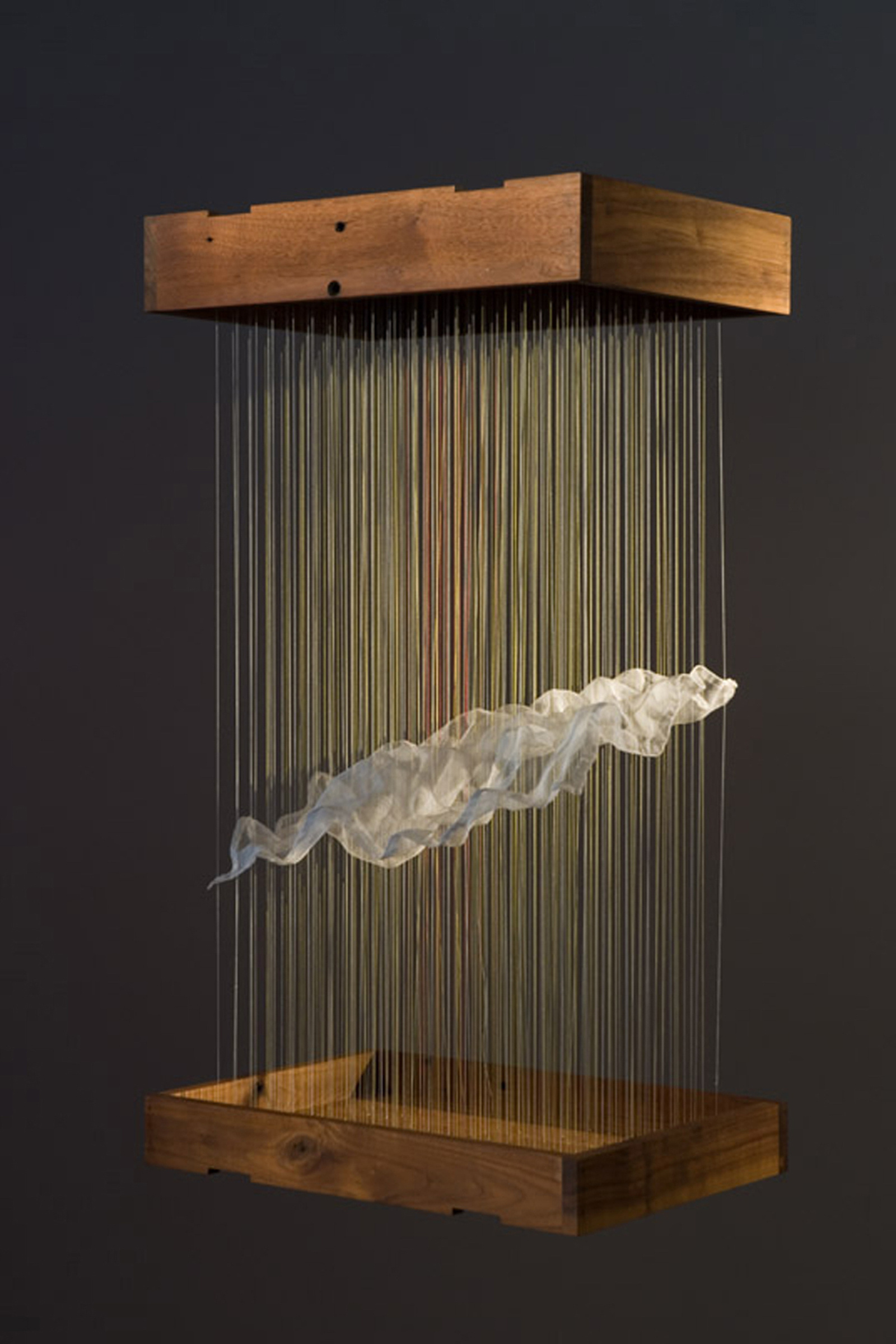 飘渺的螺纹装置费城纺织艺术家maggiecasey创作了非凡的独立挂毯