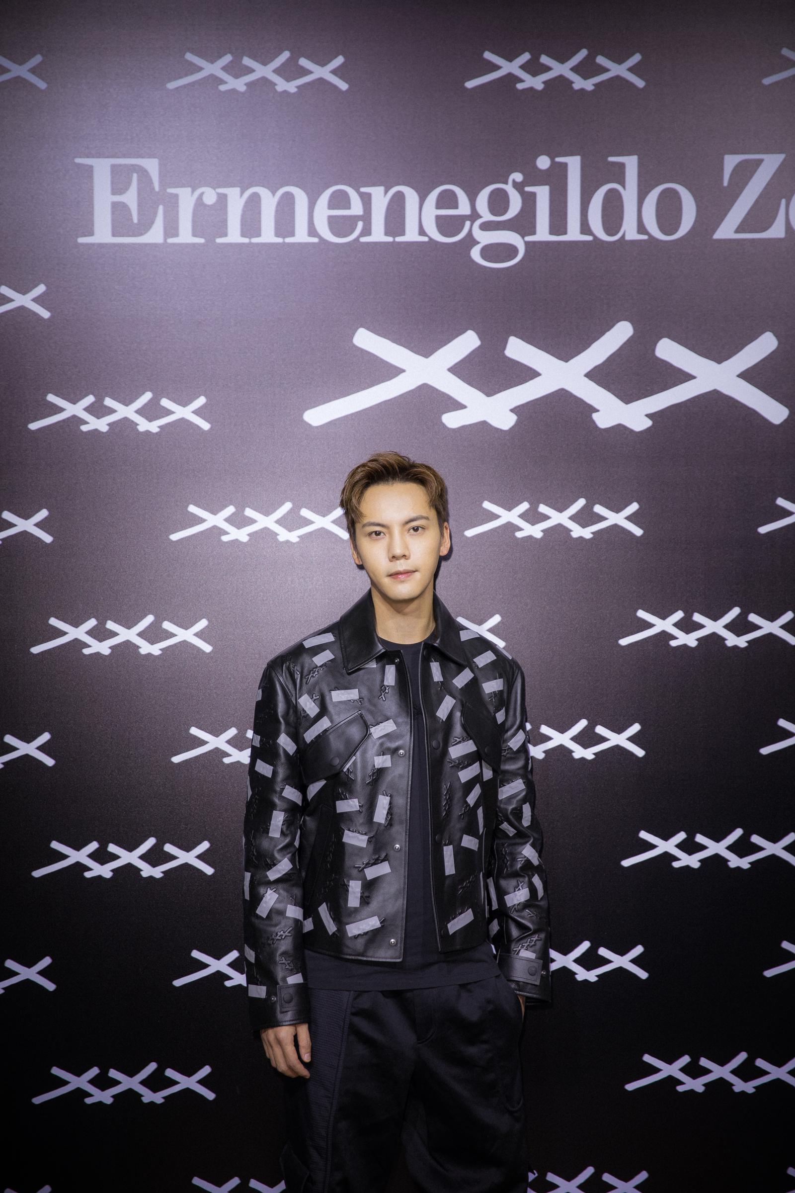 zegna全球形象代言人@william威廉陈伟霆 出席全新 系列发布会