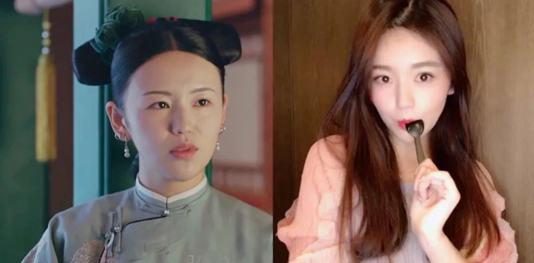 与印象中的彩虹美女相差太大了,直到去查了《延禧攻略》公布的演员表