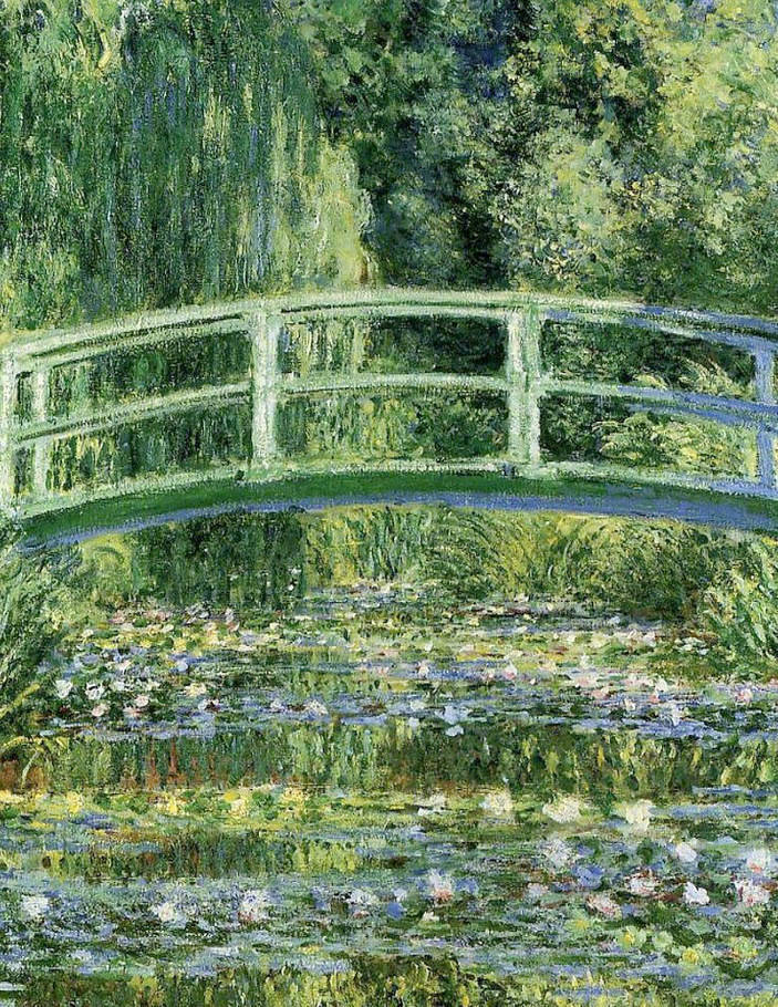 莫奈的绿色. 喜欢点赞