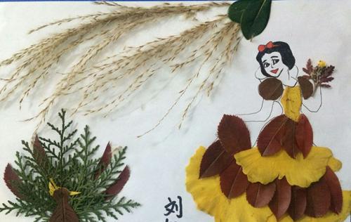 每年这个时候幼儿园必做的亲子树叶贴贴画,收藏了,以后再也不愁