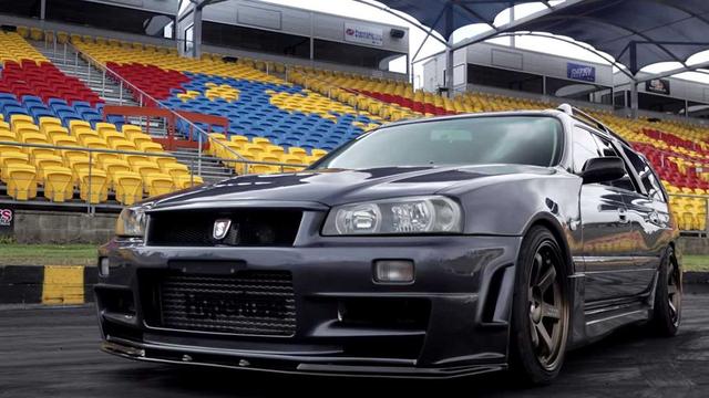 v8涡轮引擎日产 stagea旅行车