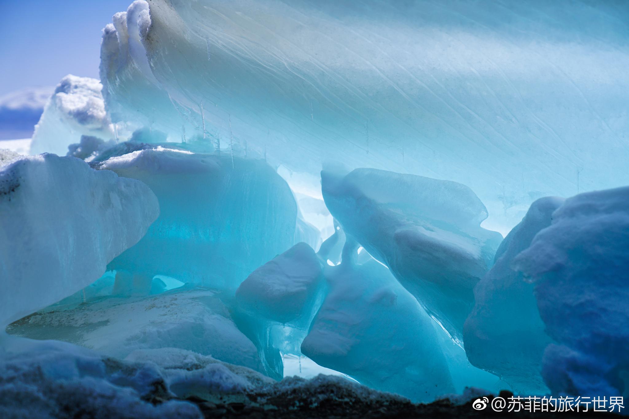 四月初的新疆赛里木湖|新疆|赛里木湖|蓝冰|寒冰|白雪_新浪新闻