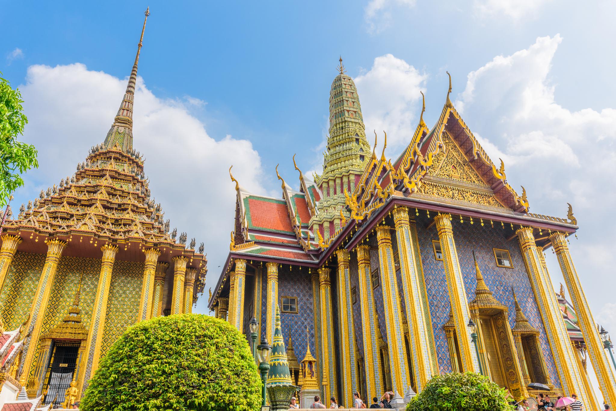 泰国大皇宫正面图片