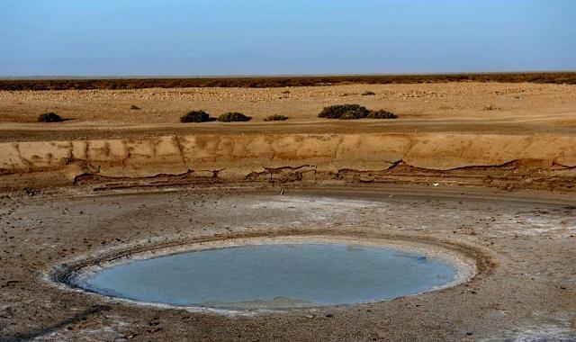 中国最低洼地海拔15431米可惜快要干枯了