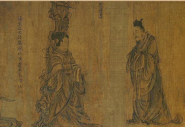 透视二千年前汉代宫廷列女仁智图军谊诗书画院