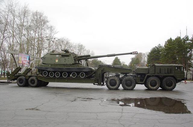 世界军用拖车系列之十二:苏/俄罗斯maz-537重型牵引车