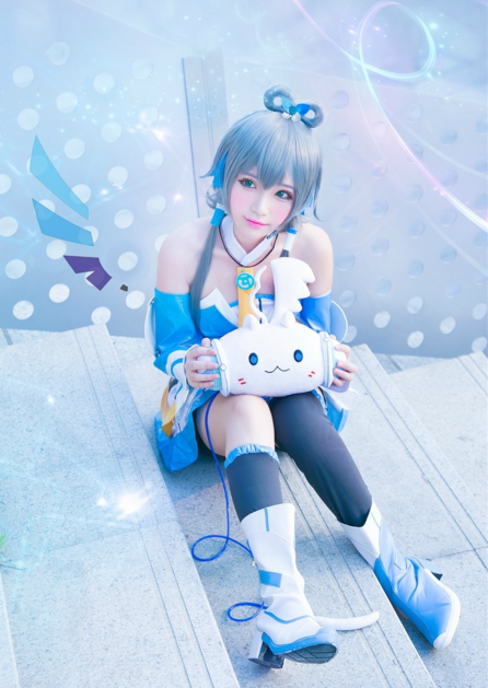 清新萌妹神还原洛天依cos这才是真正的洛天依cosplay