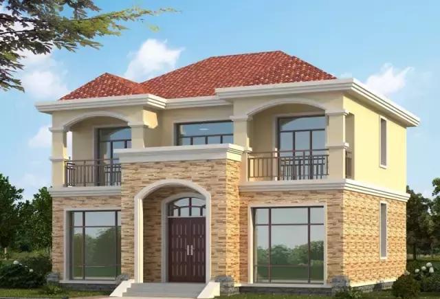 赚了钱就回乡建这样一栋别墅城里人看了都羡慕