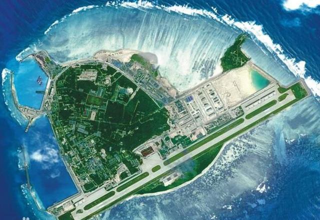 永兴岛面积太小旁边岛礁为其提供充足的陆地资源