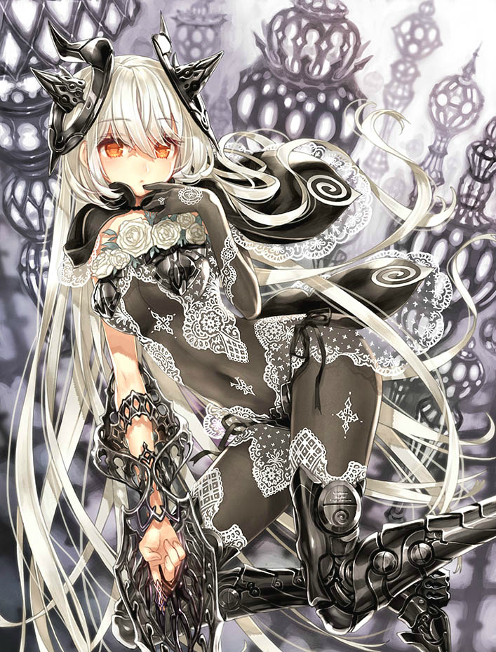 日本插画师画风相当精致的一组插画作品华丽繁复风格的视觉大作