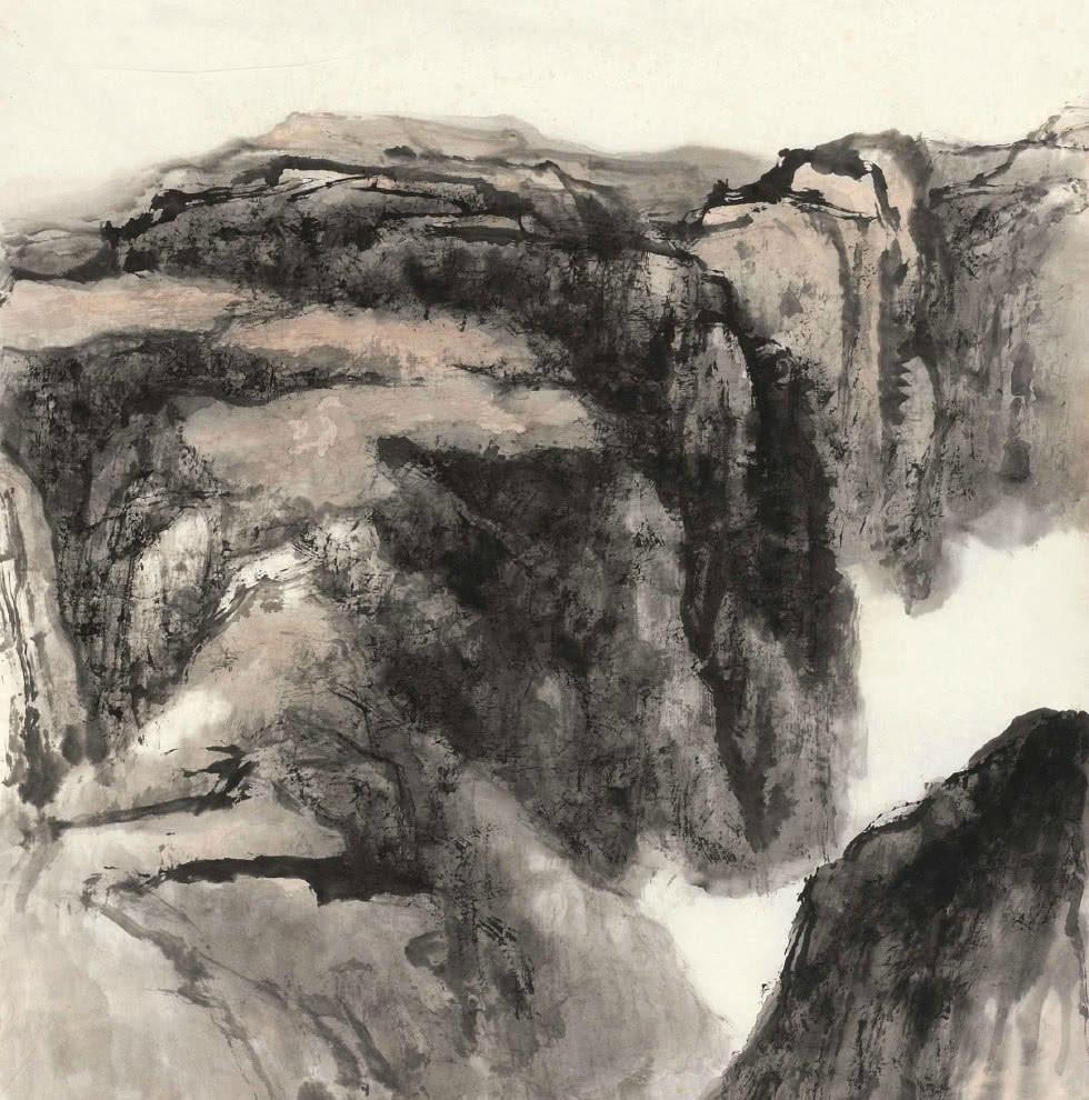 熟能生巧穷而后工长安画派石鲁山水画作品欣赏