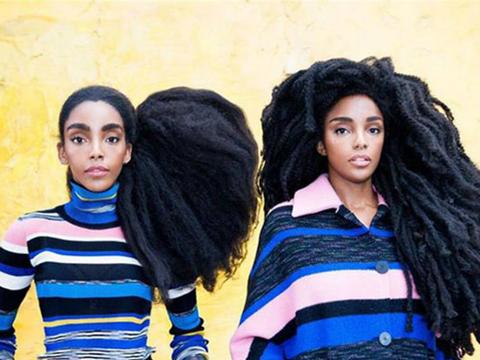 双胞胎把头发做成拖把发型,却意外的受到很多人欢迎