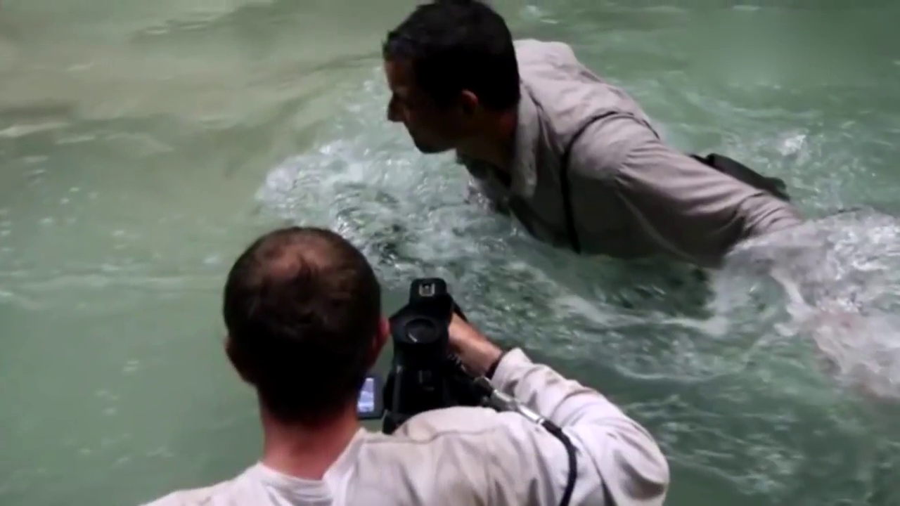 贝爷和女明星的荒野求生,没想到贝爷你是这种