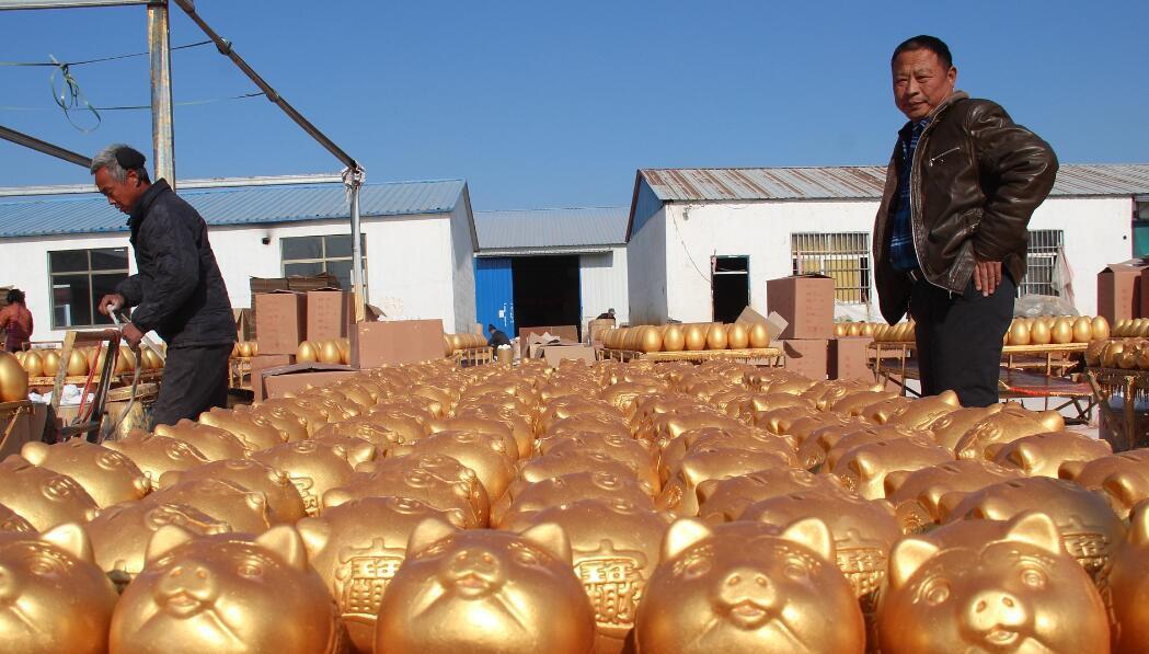 5亿颗石膏金蛋, 产值3亿元被称为"金蛋村"