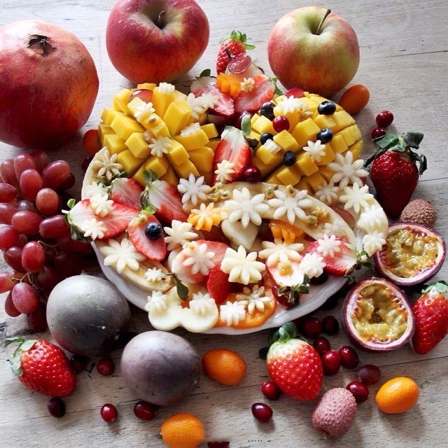 中午来一份水果大餐可好?看饿了