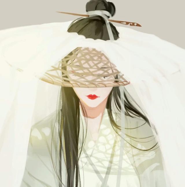 古风手绘美人江山图