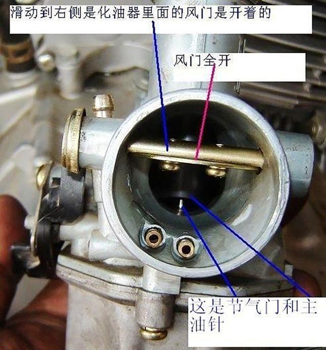 摩托车关闭阻风门才能跑起来,是哪里的问题?教你一步一步检查
