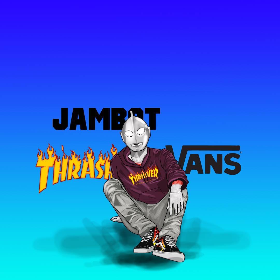 奥特曼潮图拿图点赞