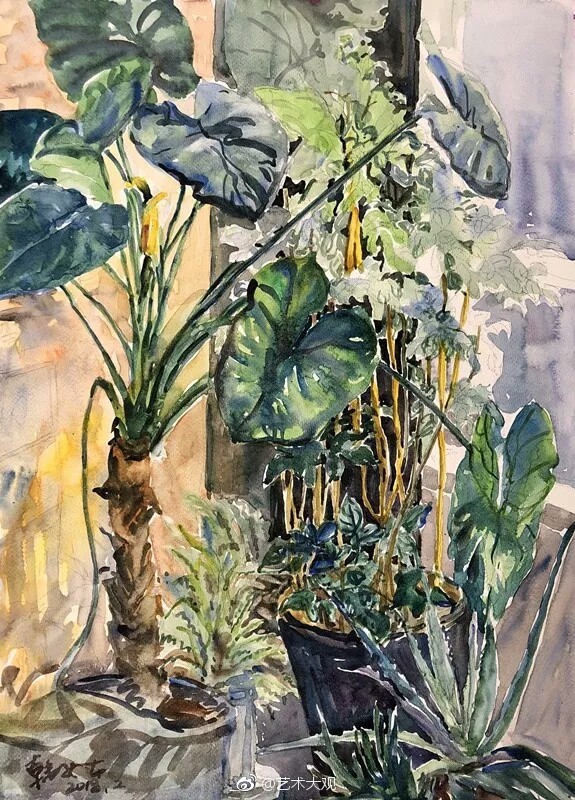 中国当代女画家水彩画作品选集