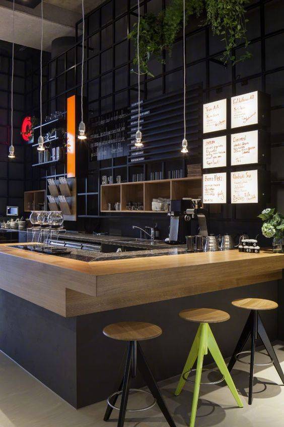 咖啡店的吧台设计|吧台|咖啡店|设计_新浪新闻