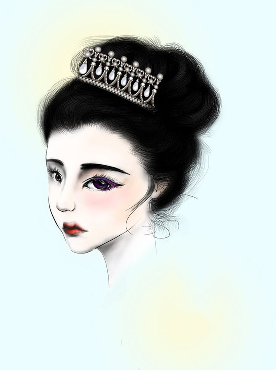 欢乐,幸福,爱情和理想的火花,专属的手绘皇冠是热巴同款"女皇"白羊座