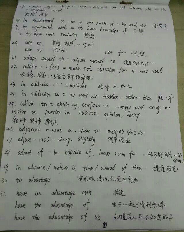 英语四级高频词汇b