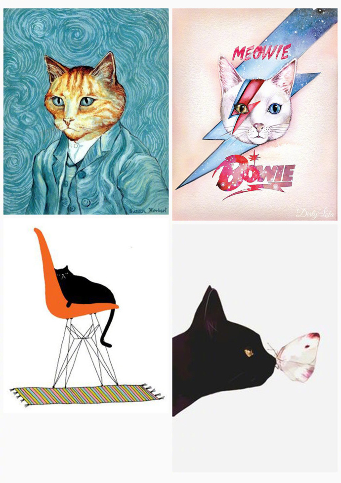 36种猫咪海报设计