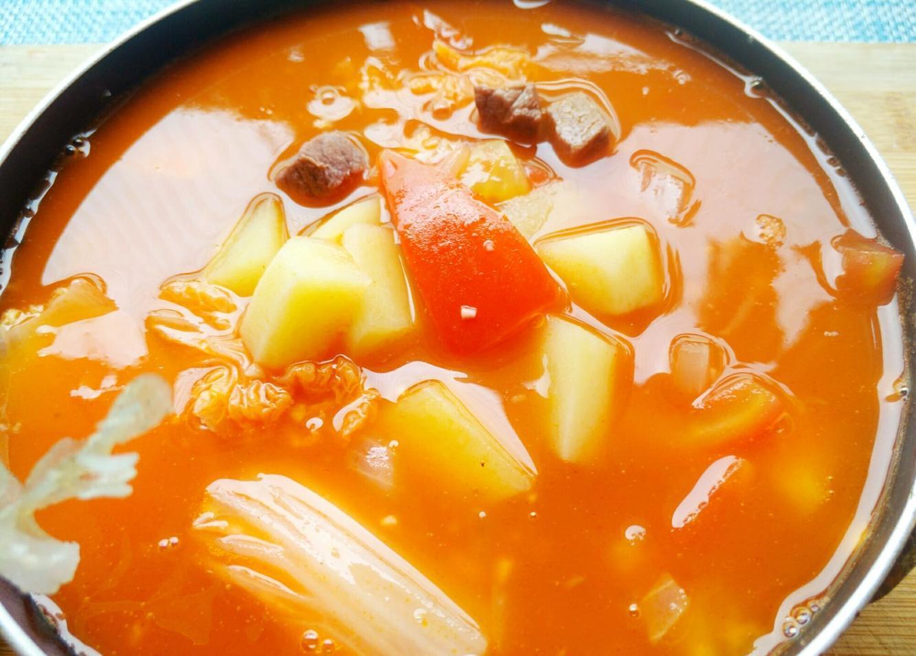 罗宋汤酸酸甜甜很开胃适合夏天