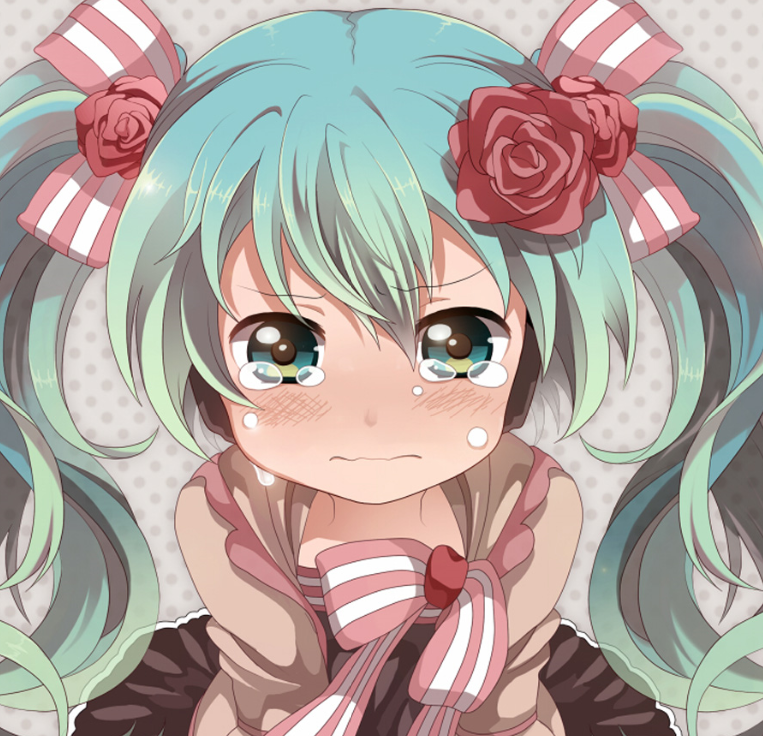 二次元卡通美图,初音未来,最初的声音,无限的未来