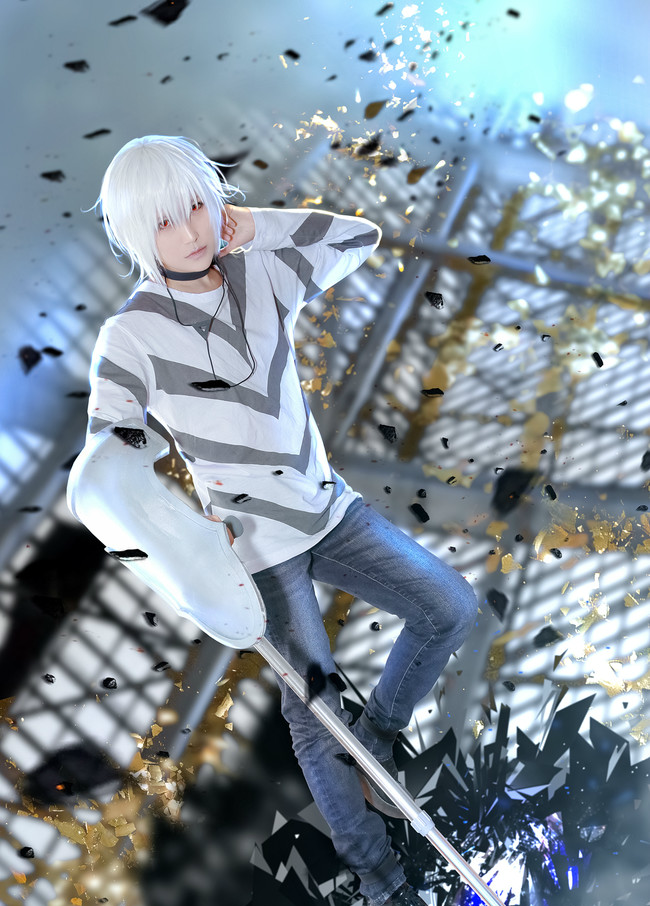 魔法禁书目录一方通行cos为你而战斗的一方通行