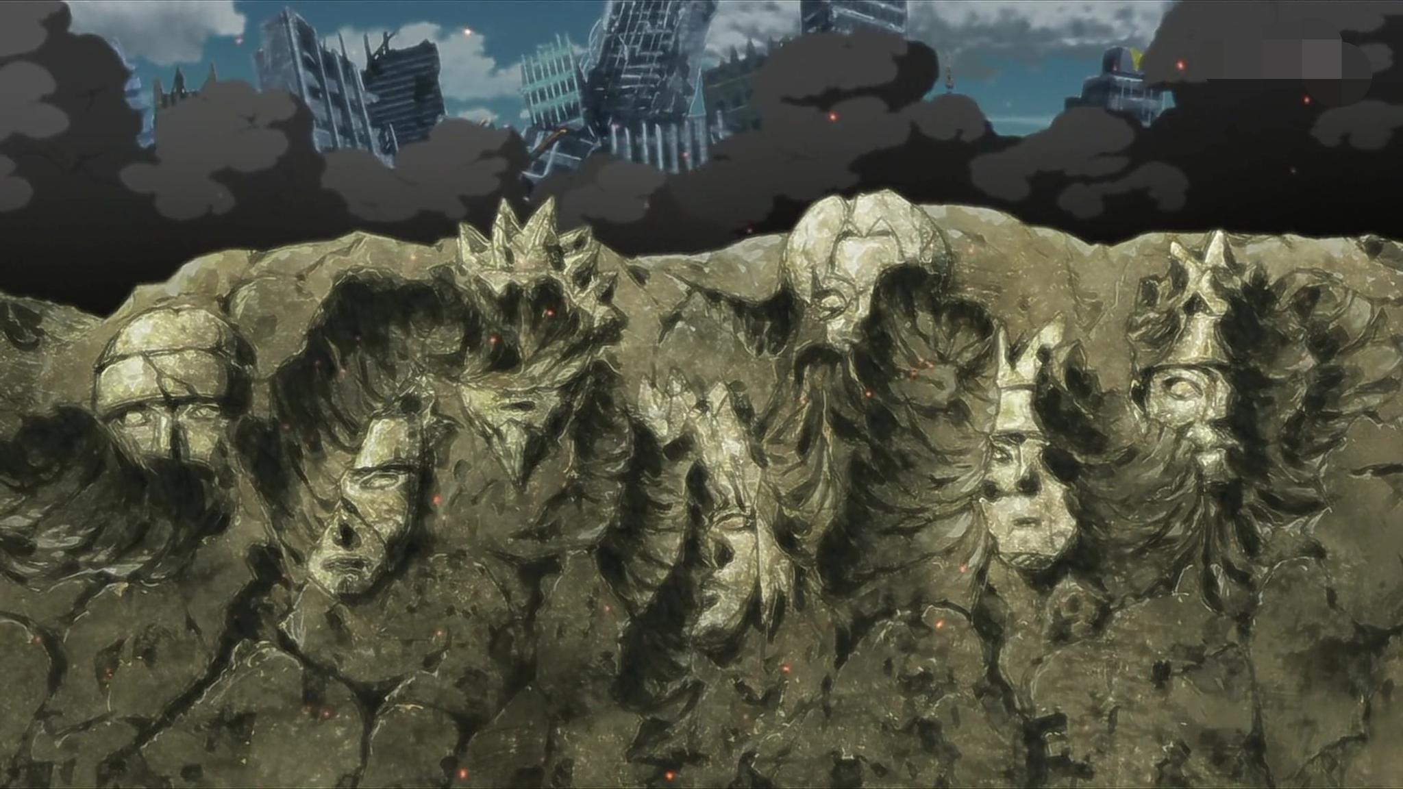 川木与博人的战斗场所,正是代表了木叶的最高战力的象征——火影岩像