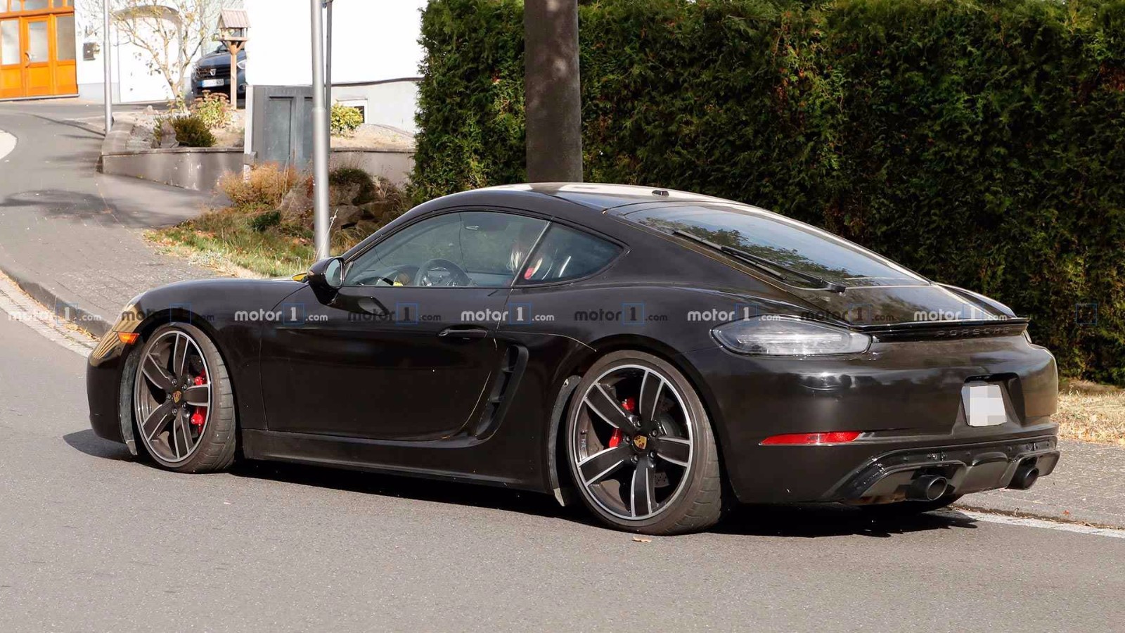 保时捷718 cayman t轿车路试