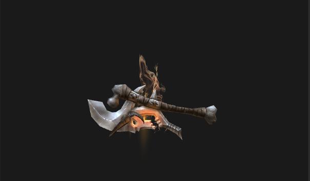 最后的笑容 9. 地狱咆哮战斧 十字军的试炼副本boss阿姆巴拉克掉落.