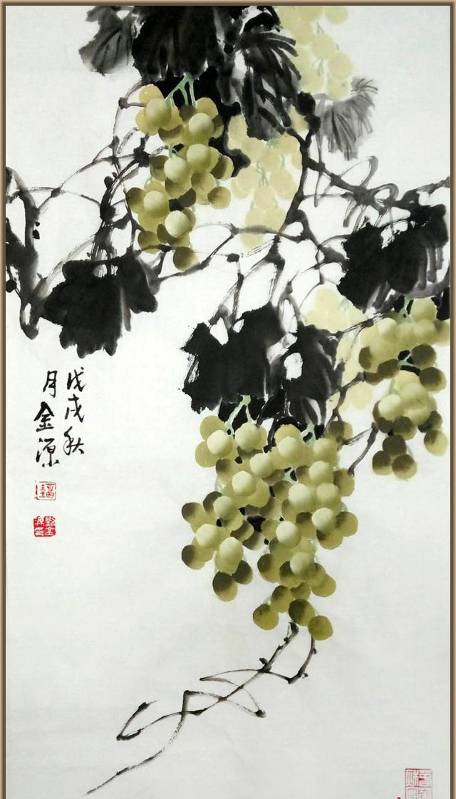 画家刘金源花鸟国画作品欣赏