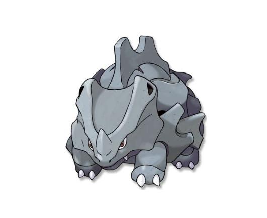 《精灵宝可梦》图鉴111:记忆就跟鱼一样的宝可梦——独角犀牛