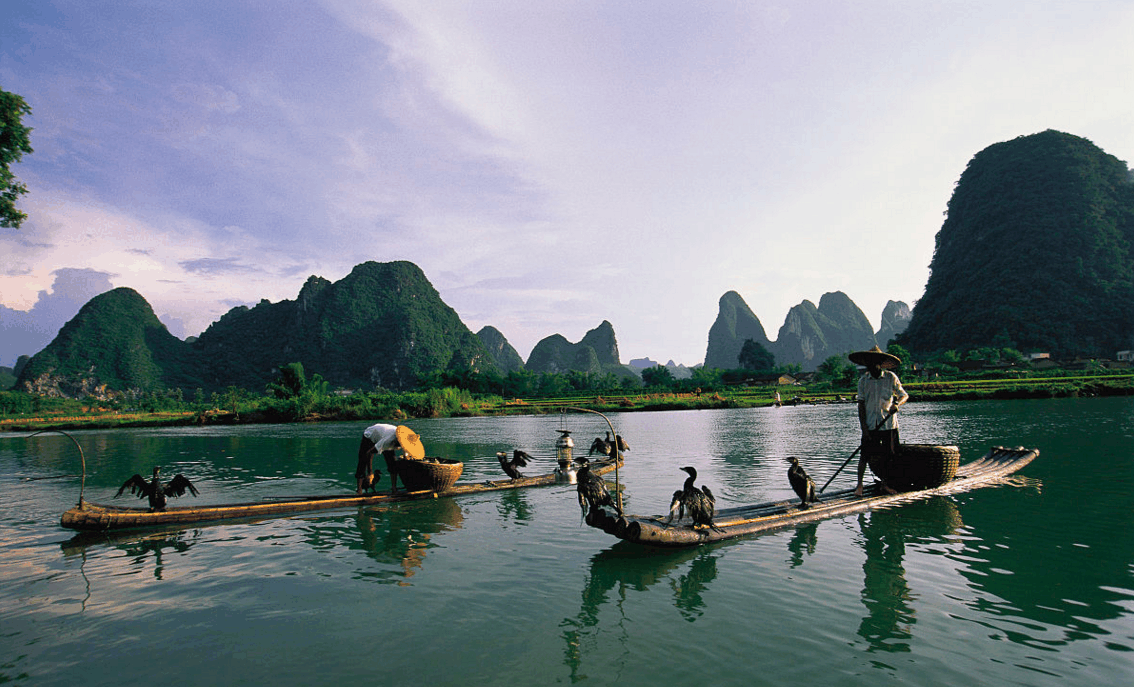 游山玩水, 梦中醒来我依然沉醉在桂林山水之中!